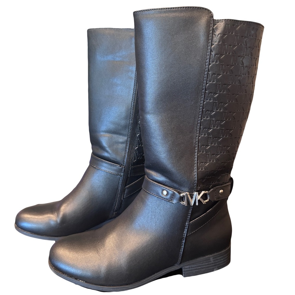 Girls Michael Kors Tall Black Boots size 4